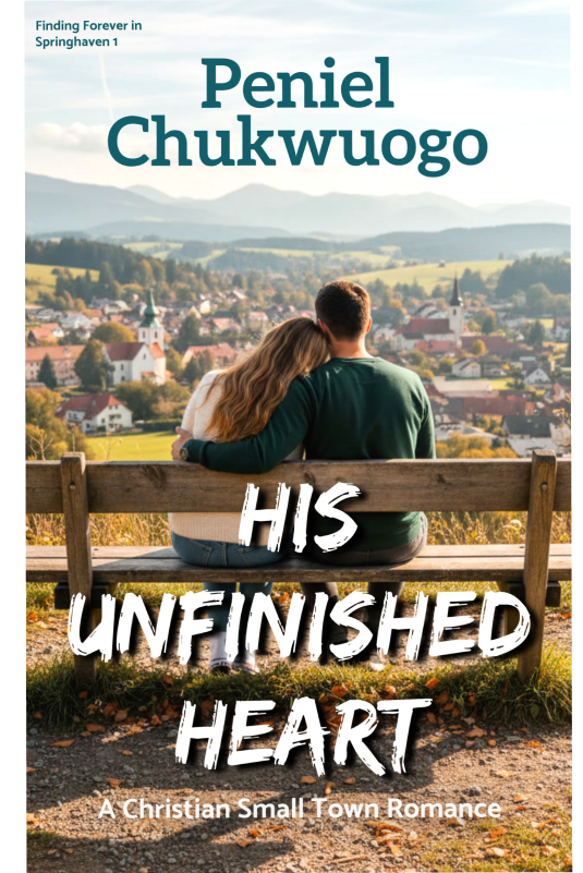 A book cover with the title Springhaven Book 1: His Unfinished Heart.